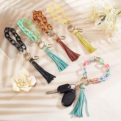 DIY Cable Chain Keychain Making Kit DIY-OC0009-38-1