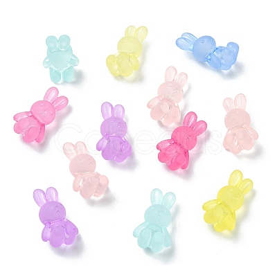 30Pcs Frosted Acrylic Beads MACR-YW0003-92-1
