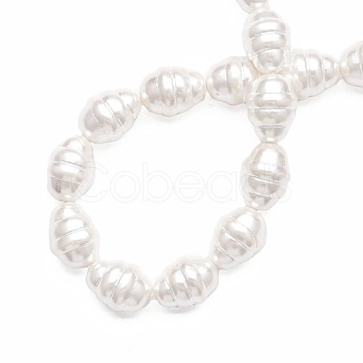 Shell Pearl Beads Strands PEAR-T005-02-1