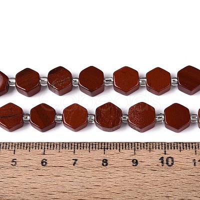 Natural Red Jasper Beads Strands G-P534-A19-01-1
