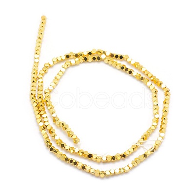 Electroplate Non-magnetic Synthetic Hematite Beads Strands G-L485-10B-G-1