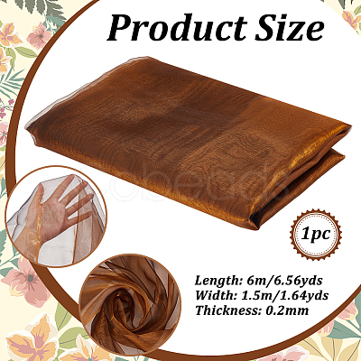 Polyester Gauze Fabric DIY-WH0780-26C-1