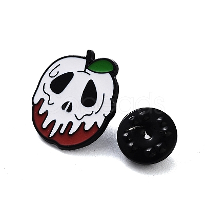 Halloween Theme Black Alloy Brooches JEWB-U002-04E-1