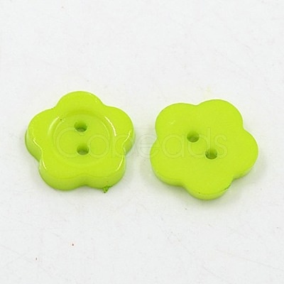 Acrylic Sewing Buttons for Costume Design X-BUTT-E074-C-M-1