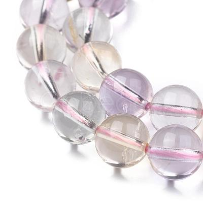 Natural Ametrine Beads Strands G-G462-8mm-06-1