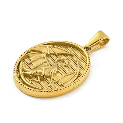 Ion Plating(IP) 304 Stainless Steel Pendants STAS-R231-18G-10-1