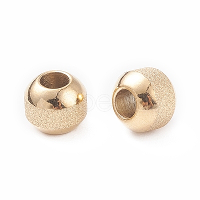 Ion Plating(IP) Textured 304 Stainless Steel Beads STAS-P306-01C-G-1