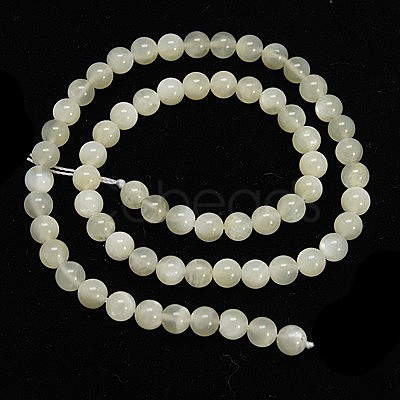 Natural White Moonstone Beads Strands G-D294-6mm-1