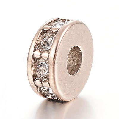 304 Stainless Steel Bead Spacers Hand Polished STAS-E425-043RG-1