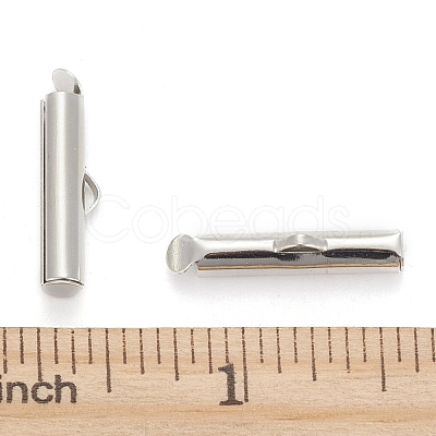 Iron Slide On End Clasp Tubes IFIN-R212-2.0cm-P-1