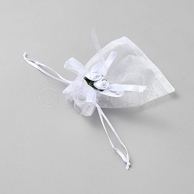 3D Flower Organza Drawstring Bags OP-WH2002-01A-01-1
