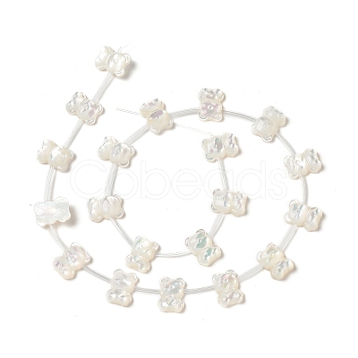 Natural White Shell Mother of Pearl Shell Beads BSHE-B005-06-1