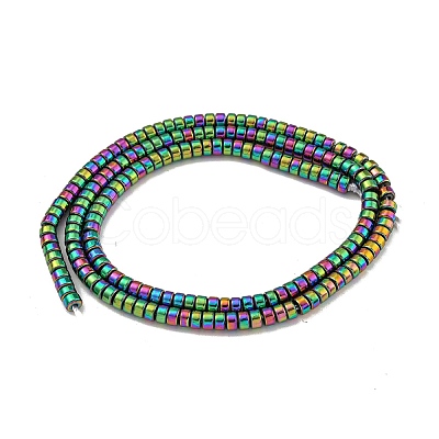 Electroplated Synthetic Non-magnetic Hematite Beads Strands G-K361-A06-01-1