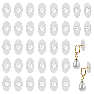 36Pcs Acrylic Ear Nut for Women FIND-FG0004-77-1