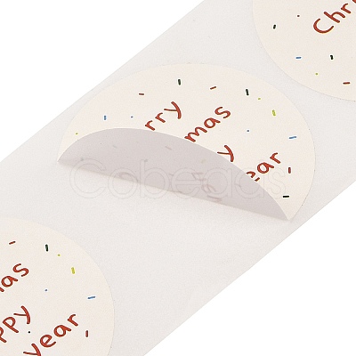 Christmas Theme Paper Self-Adhesive Stickers DIY-M070-08B-1