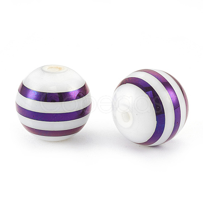 Electroplate Glass Beads EGLA-T009-14C-1