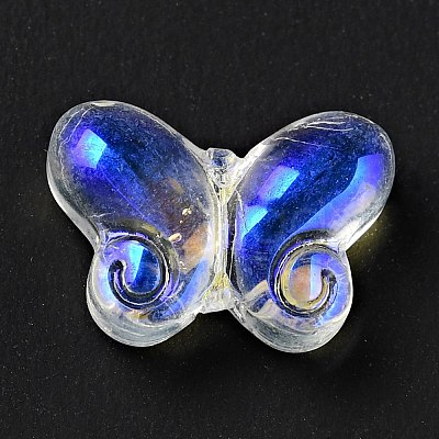 Transparent Glass Beads GLAA-F116-01D-1