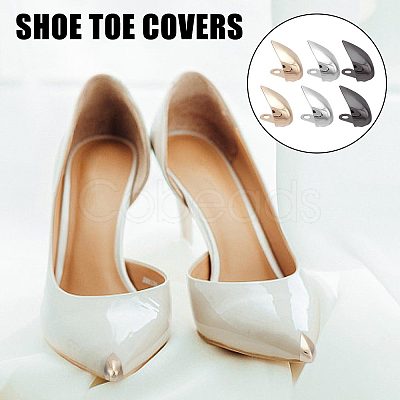 Gorgecraft 6Pcs 3 Colors Iron Toe Cap Covers FIND-GF0003-85-1