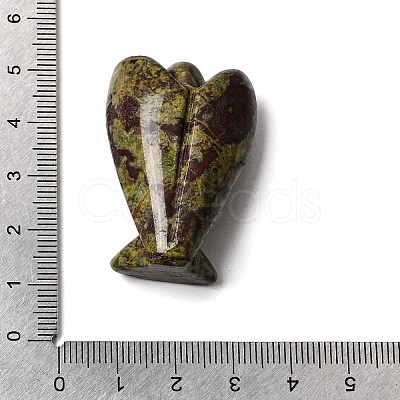 Natural Dragon Blood Angel Figurine DJEW-N006-01A-09-1