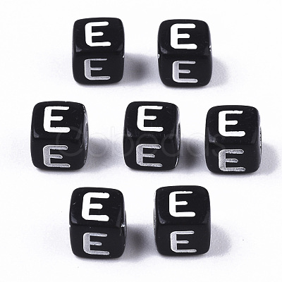 Opaque Acrylic Beads SACR-N002-01E-1