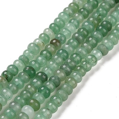 Natural Green Aventurine Beads Strands G-D481-03A-1