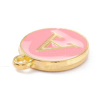 Golden Plated Alloy Enamel Charms ENAM-Q437-14A-1