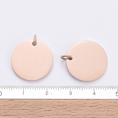Ion Plating(IP) 304 Stainless Steel Pendants STAS-I311-32G-RG-1