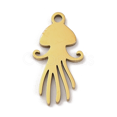 201 Stainless Steel Pendants STAS-U016-08G-04-1