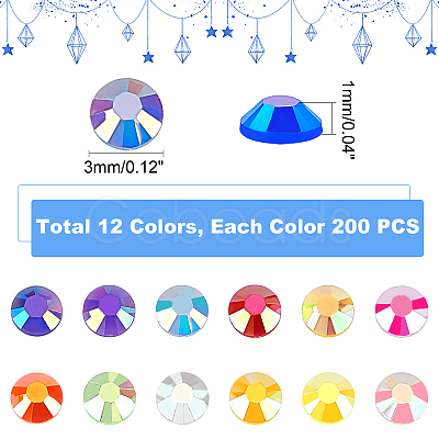12 Colors Opaque Resin Cabochons CRES-PH0001-05-1