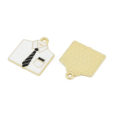 Father's Day Alloy Enamel Pendants ENAM-V001-03D-G-1