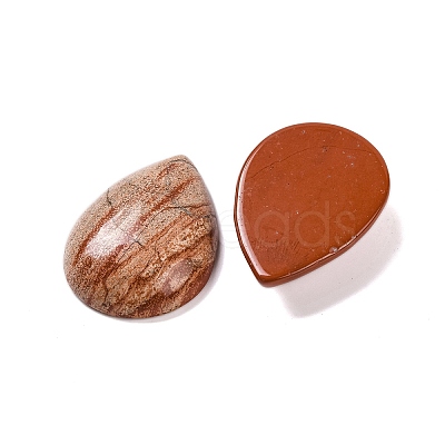 Natural Red Jasper Cabochons G-B085-03B-06-1