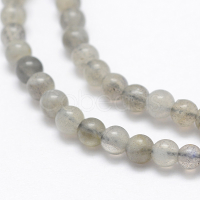 Natural Labradorite Beads Strands G-P322-31-4mm-1