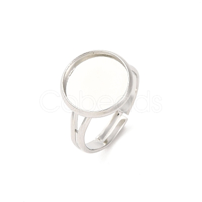 Adjustable Brass Ring Components KK-Q573-004P-1