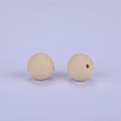 Round Silicone Focal Beads SI-JX0046A-88-1