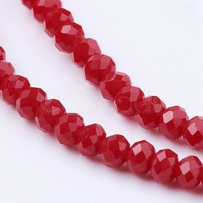 Imitation Jade Glass Beads Strands GLAA-G045-A12-1