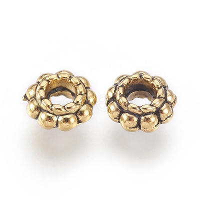 Tibetan Style Alloy Spacer Beads GLF1565Y-NF-1