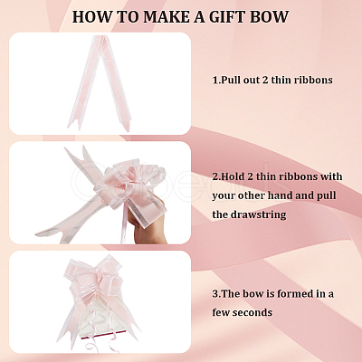 Plastic Bowknot Pull Bows AJEW-WH20064-74B-1