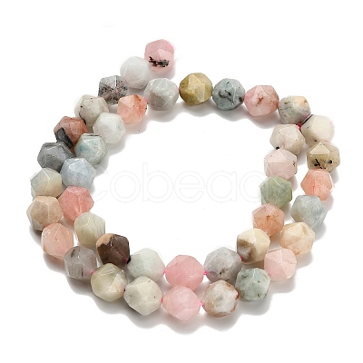 Natural Morganite Beads Strands G-H329-E03-10mm-02-1