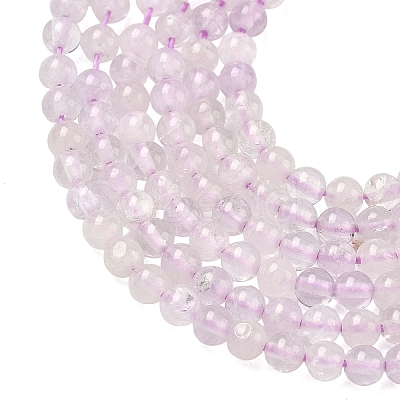 Natural Lavender Amethyst Beads Strands G-K406-A01-3mm-1
