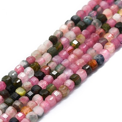 Natural Tourmaline Beads Strands G-P457-B01-03A-1
