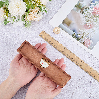 1Pc Rectangle Wooden Pregnancy Test Keepsake Slider Boxes CON-WR0001-18-1