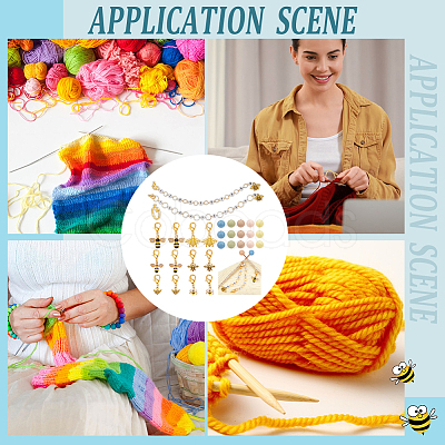 DIY Knitting Tool Sets HJEW-NB00150-1
