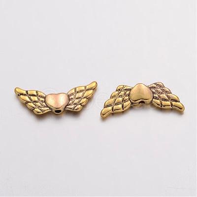 Tibetan Style Alloy Angeltee Beads TIBEB-5494-AG-NR-1