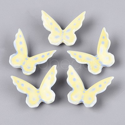 Handmade Porcelain Beads PORC-Q008-01B-1