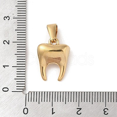 PVD Vacuum Plating 304 Stainless Steel Pendants X-STAS-R232-02G-1
