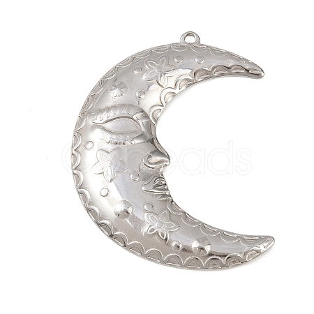 304 Stainless Steel Pendants STAS-P429-01B-A-02-1