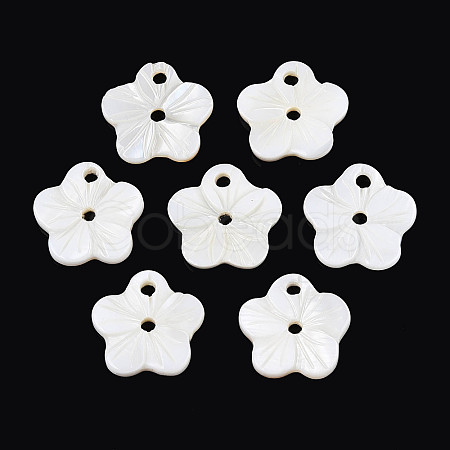Natural Freshwater Shell Buttons SHEL-N038-11-1