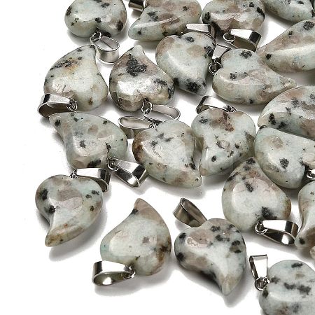 Natural Sesame Jasper Pendants G-B127-11P-11-1