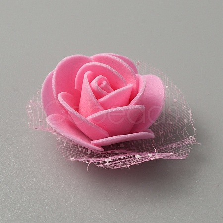 3D Foam Rose Ornament Accessories DIY-WH0304-623F-1