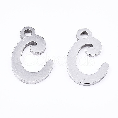 Non-Tarnish 201 Stainless Steel Charms X-STAS-T044-217P-C-1